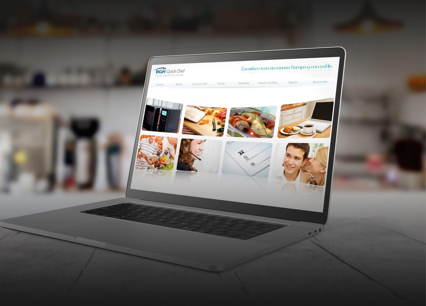 Plataforma educativa de cocina de BGH