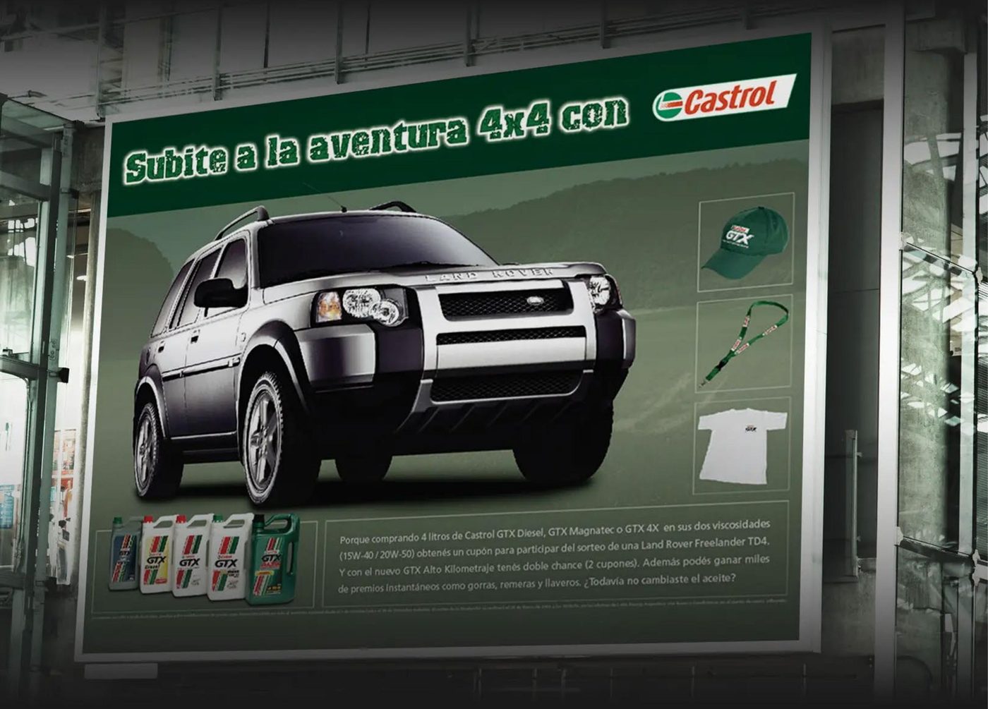 Campaña promocional Castrol junto a Land Rover